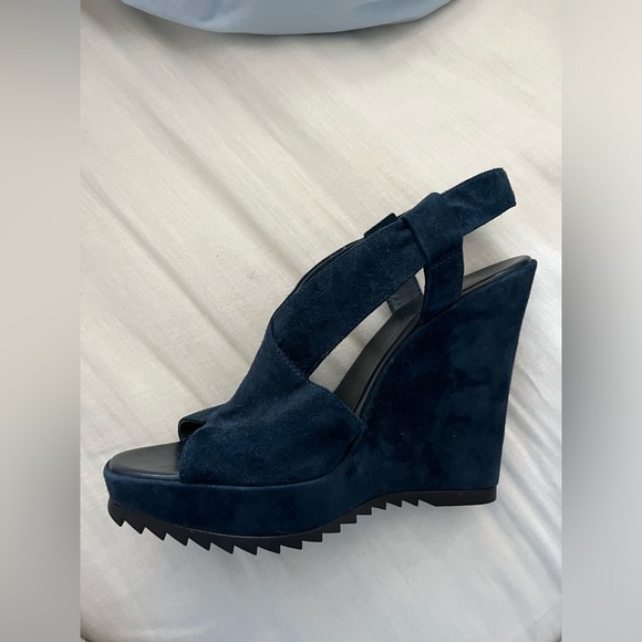 Vince Camuto | Suede Platform Wedges | Size 7 - Picture 3 of 10